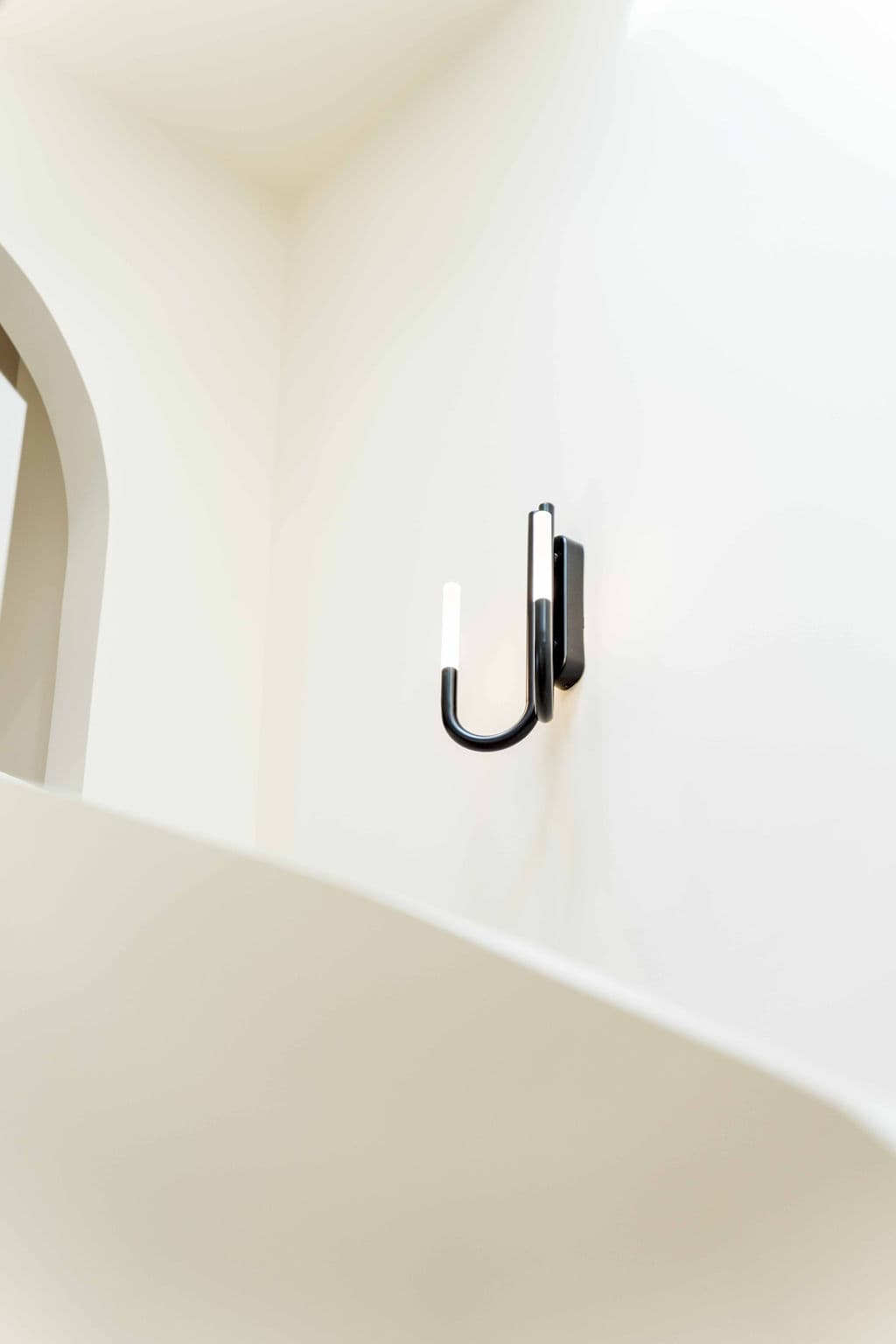 Canley Heights project — floating staircase with glass balustrade, view