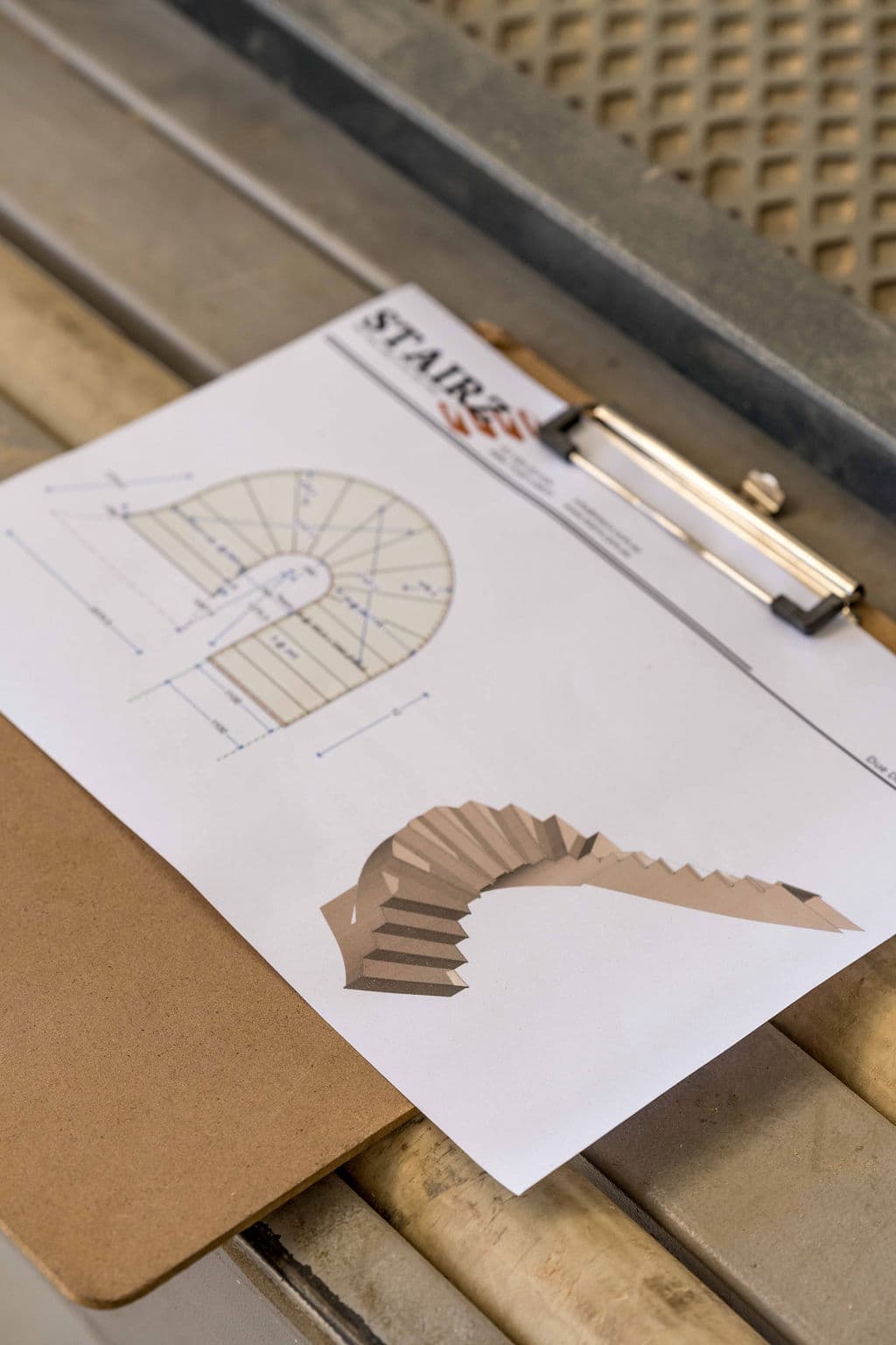 staircase manufacturing — view at the Stairz factory, Austral